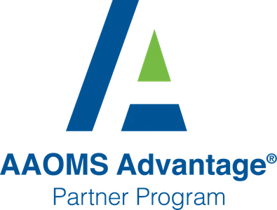 AAOMS Advantage Approved Partner badge